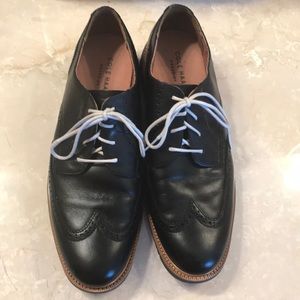 Cole Haan Grand.Os Black Wingtips. Great Jones